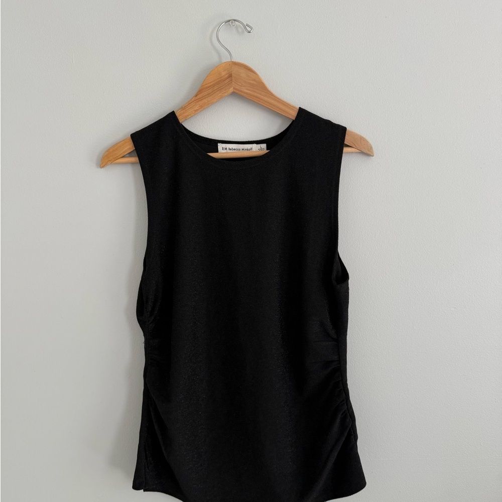 Rebecca Minkoff Black Fitted Tank Top